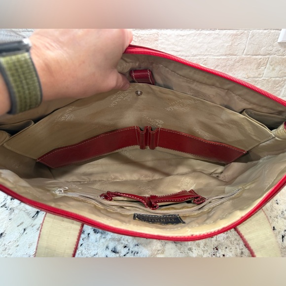 Terrida Tangaroa GUC Red Italian Leather Tote - Picture 9 of 9